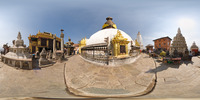 Swayambhunath auch Affentempel genannt, ist eine ...
