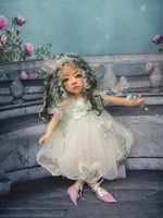 Nadel gefilzte Elfen Puppen  Elfe Iona, 35 cm gr...