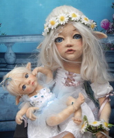 Nadel gefilzte Elfen Puppen  Elfe Laoise (66 cm ...