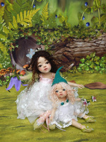 Nadel gefilzte Elfen Puppen  Elfe Ciara(44 cm gr...