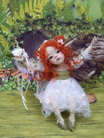 Nadel gefilzte Elfen Puppen  Elfe Alainn (35 cm gr...