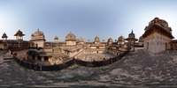 Im Jehangir Mahal, Orcha Der Palast wurde anfang ...