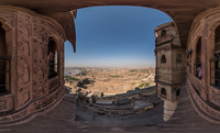 Aussicht aus dem Meherangarh Fort