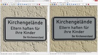 Kirche Schild