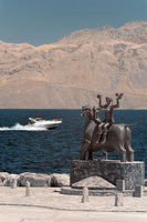 Europa-Statue in Agios Nikolaos aus dem Jahr 2012....