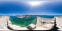 Auf dem Kastro Koules, Iraklion, Kreta mit Blick a...