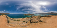 Oben auf Spinalonga, Kreta