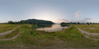 Abends am Phewa-See Basundhara Park