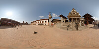 Vatsala-Durga-Tempel, Bhaktapur Die linke Glocke ...