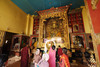 Im Tempel von Swayambunath 