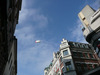 Zeppelin über der Poststrasse