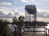 Usedom Inselrundfahrt Karnin Eisenbahnbrücke 