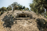 Pan-Heiligtum, Limenas das Relief wird auf das 4....