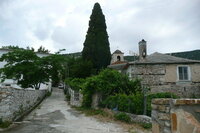 Gasse im Bergdorf Theologos /Thassos