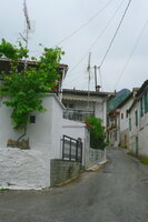 Gasse im Bergdorf Potamia /Thassos