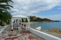 Strandpromenade in Limenaria /Thassos