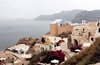 Blick auf die Häuser von Thira auf Santorin