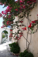 Naxos Gasse in der Altstadt von Naxos-Stadt