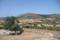 Naxos Landschaft bei Sangri in der Nähe des Demete...