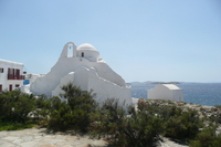 Mykonos  Alte Kirche in Mykonos-Stadt