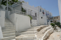 Paros Gasse in Parikia, dem Hauptort von Paros