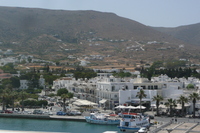 Paros Blick auf Paraklia, den Hauptort on Paros