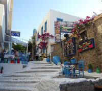 Treppe in Hafennähe in Kos-Stadt