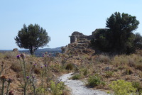 wilde Landschaft am Antimachia-Fort, Kos