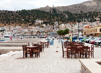 Am Hafen von Pothia, Insel Kalymnos