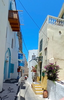 Gasse in Mandraki, Vulkaninsel Nisyros