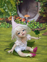 Nadel gefilzte Elfen Puppen  Elfen Kind Salia (2...