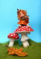 Nadel gefilzte Elfen Puppen  Mini Wichtel Bree, 12...