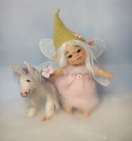 Nadel gefilzte Puppen: Elfen,  Feen, Engel und Wic...