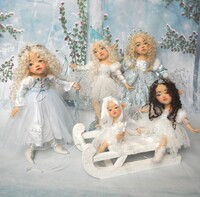 Nadel gefilzte Puppen: Elfen,  Feen, Engel und Wic...