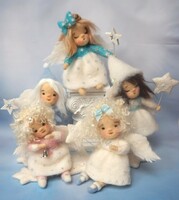 Nadel gefilzte Puppen: Elfen,  Feen, Engel und Wic...