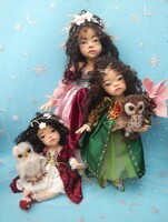 Nadel gefilzte Puppen: Elfen,  Feen, Engel und Wic...