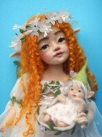 Nadel gefilzte Puppen: Elfen,  Feen, Engel und Wic