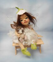 Nadel gefilzte Puppen: Elfen,  Feen, Engel und Wic