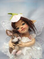 Nadel gefilzte Puppen: Elfen,  Feen, Engel und Wic