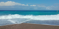 Das Meer bei Rhodos-Stadt östlich vom Elli-Beach /...