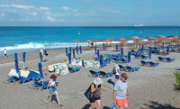 Das Meer bei Rhodos-Stadt östlich vom Aquarium