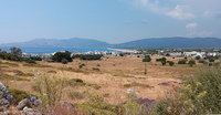 Landschaft an der Feraklos-Festungs-Ruine bei dem ...