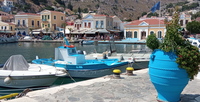 Hafenviertel Gialos der Insel Symi 