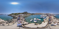 Hafen in Lindos, Rhodos