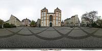Florinsplatz in Koblenz mit der Florinskirche, ei...