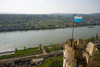 Aussicht auf den Rhein von der Marksburg