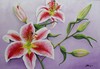 Lilien Acryl auf Keilrahmen,70 x 100 cm Monika H...