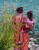 Am Begnas-Lake in Nepal Öl auf Keilrahmen, 40 x 5...