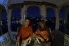 Auf dem Balkon im Lake Pichola Hotel, Udaipur