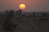 Wüste kurz vor Sonnenuntergang auf dem Weg von De...
